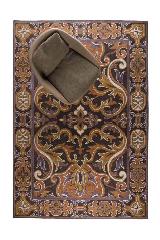 Dutchbone-Bashmira 160x230 家飾 -橘色