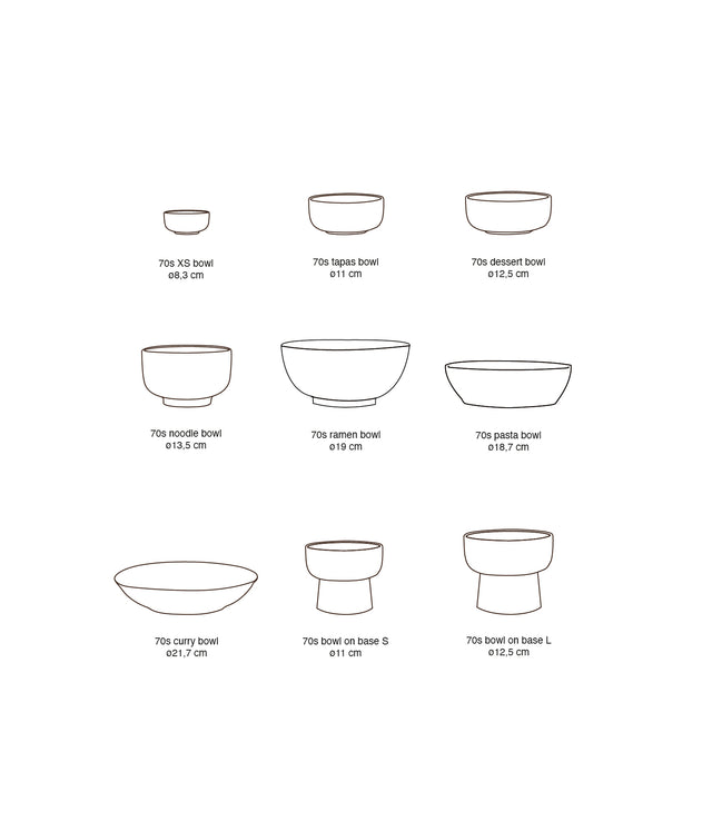 Hkliving-70s ceramics: ramen bowls