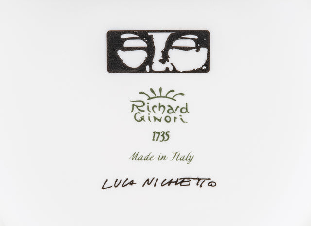 【現貨】Ginori 1735 Il Frate Pure White 金箔線香盤