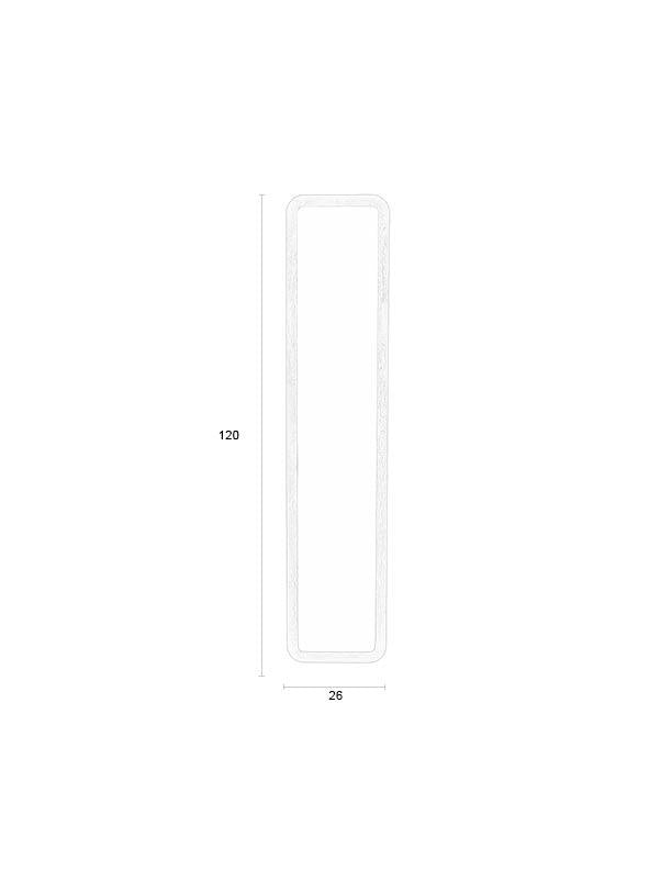 Zuiver-Nyko Rectangle M 鏡子 -米色