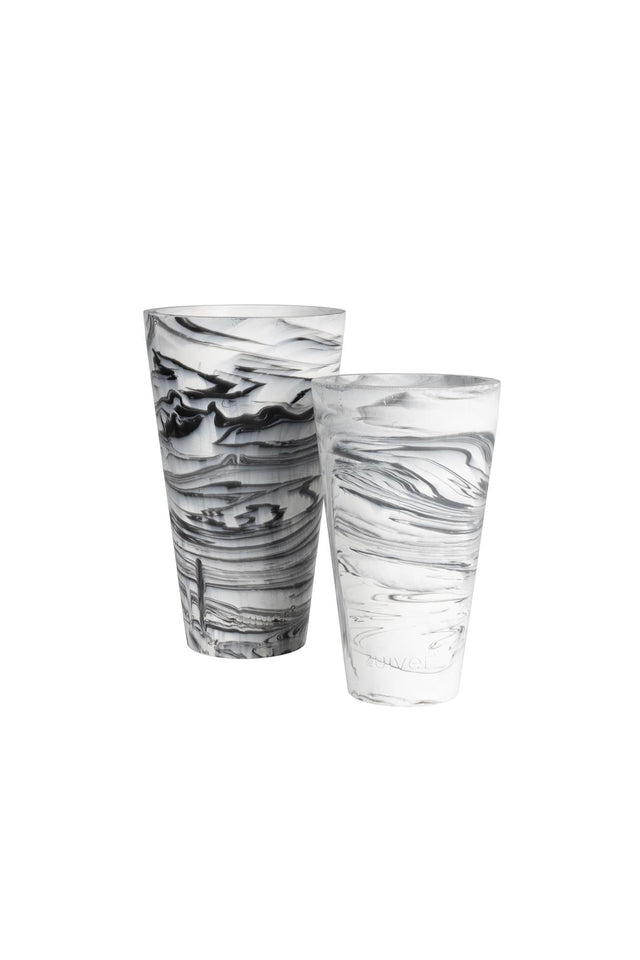 Zuiver-Conic S Black/White 花瓶 -灰色