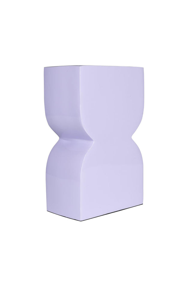 Zuiver-Cones L Shiny Lilac 花瓶 -米色