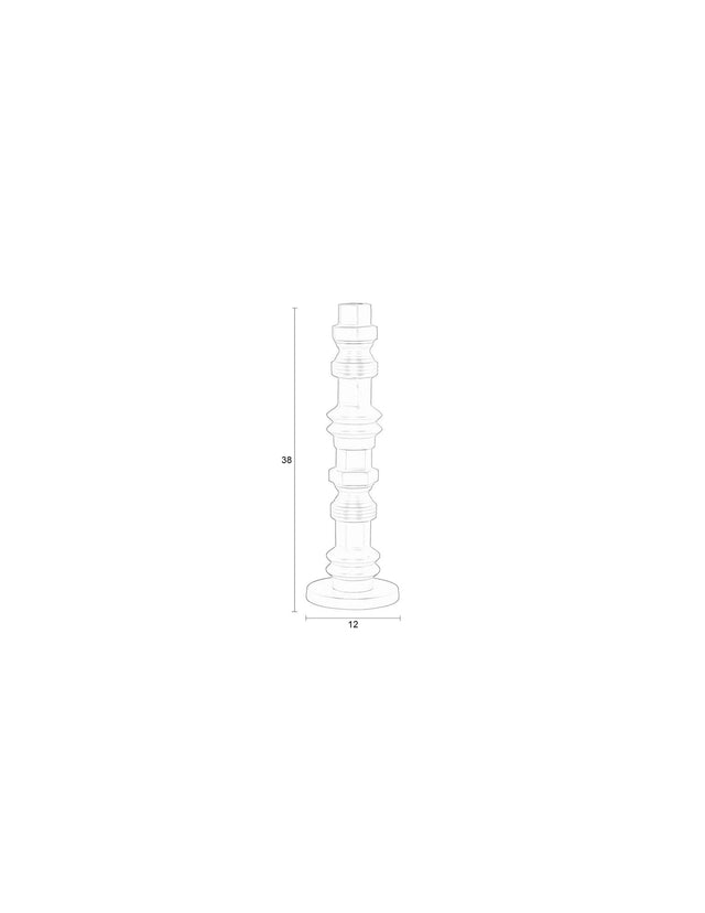Zuiver-Candle Totem M 燭台 -黑色