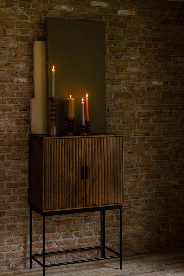 Dutchbone-Candle Pernilla L 燭台 -咖啡色
