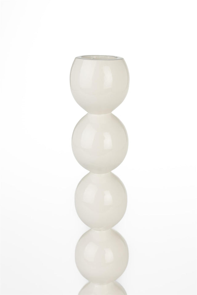 Zuiver-Candle Bubbles One Shiny 燭台 -米色