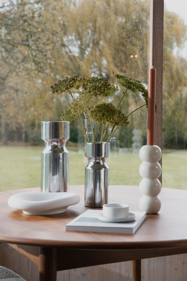 Zuiver-Candle Rome Marble 燭台 -白色