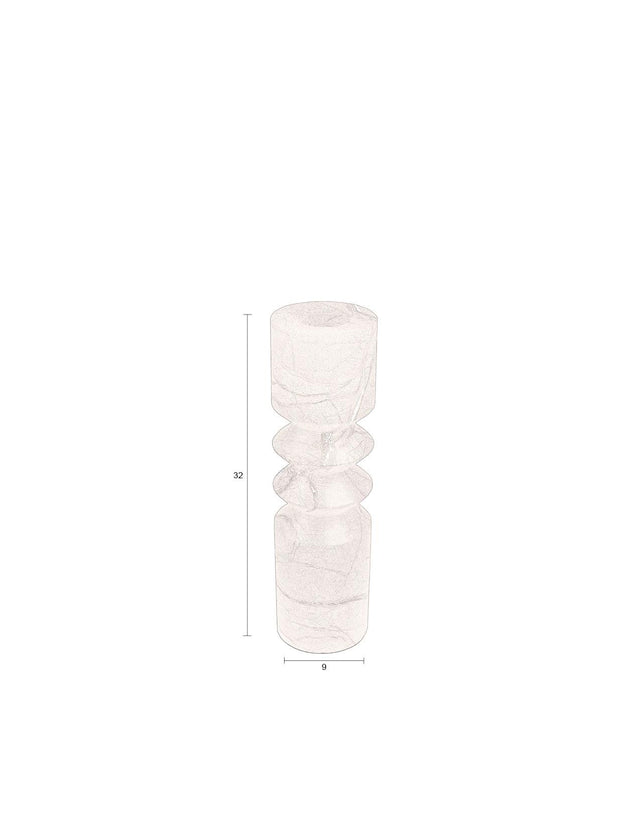 Dutchbone-Candle Satpura Marble 擺飾 -咖啡色