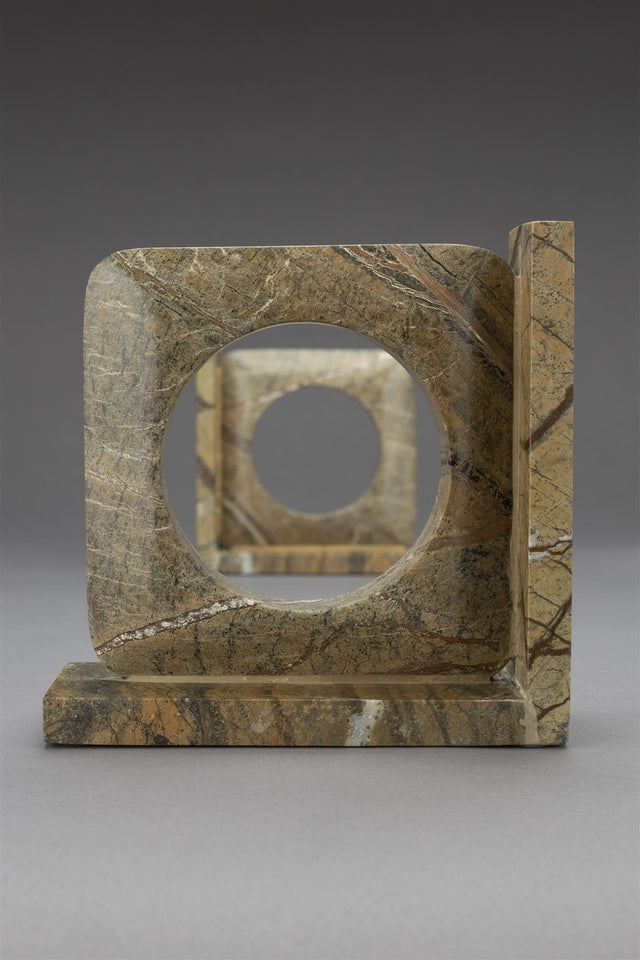 Dutchbone-Book End Satpura Marble (Set of 2) 擺飾 -咖啡色