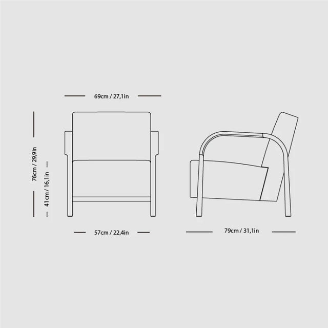 Mazo-ARCH Lounge Chair 紡織休閒椅