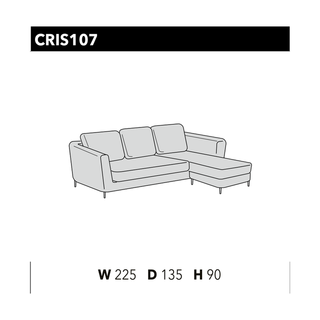 尺寸圖 Crisp_Crisp CRIS 107