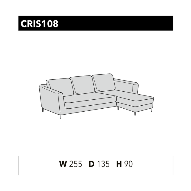尺寸圖 Crisp_Crisp CRIS 108