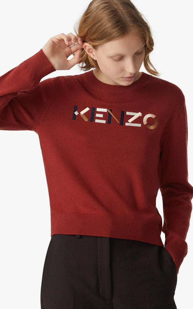 【現貨】KENZO 女款字母標誌毛衣
