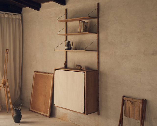 FRAMA-Shelf Library Canvas Cabinet Section 櫃 情境照
