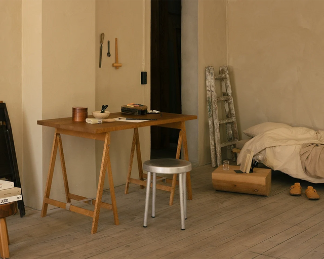 FRAMA-Folding Flat Trestle Table 桌腳組 情境照