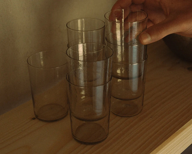 FRAMA-Isle Glass Set of Two 玻璃杯 情境照