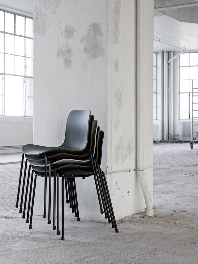 Norr11-Langue Chair – Black Steel