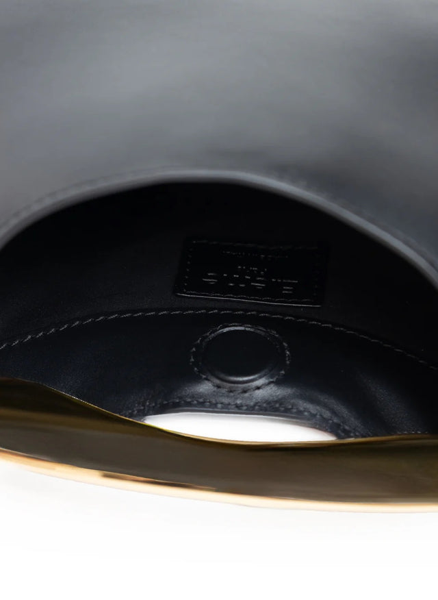 【現貨】ELLEME PARIS - 迷你 Boomerang Caviar 皮革手袋 黑色