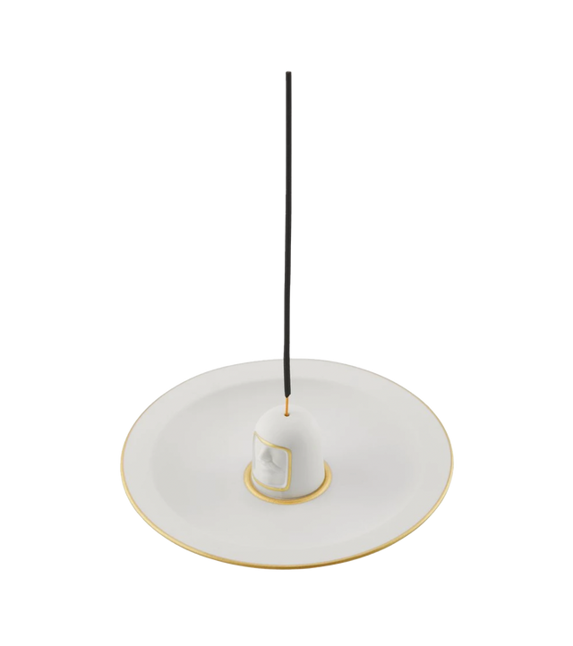 【現貨】Ginori 1735 Il Frate Pure White 金箔線香盤