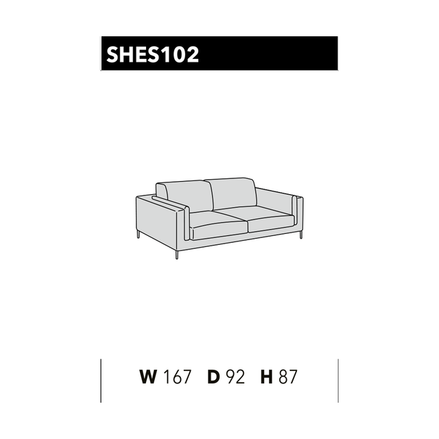 尺寸圖 Sheer SHES 102