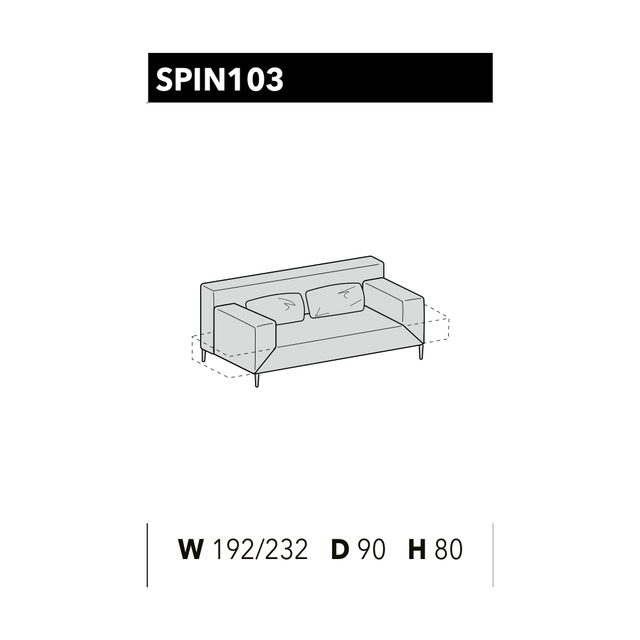 尺寸圖 Spin SPIN 103