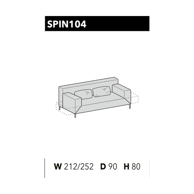 尺寸圖 Spin SPIN 104