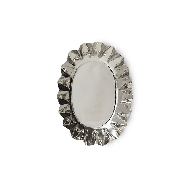HKliving 托盤|New classics: Chrome tray medium