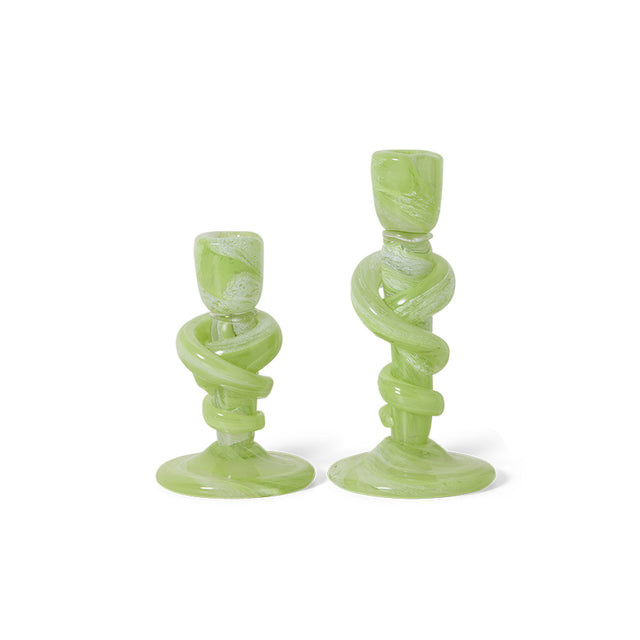 HKliving 燭台|Knotted candle holder medium