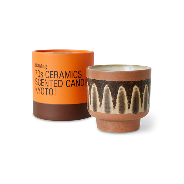 HKliving 香氛|70s ceramics: scented candle Kyoto