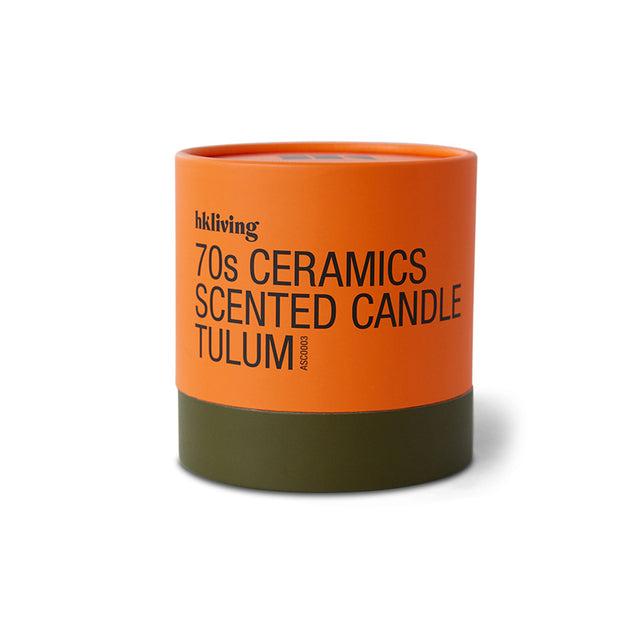 HKliving 香氛|70s ceramics: scented candle Tulum