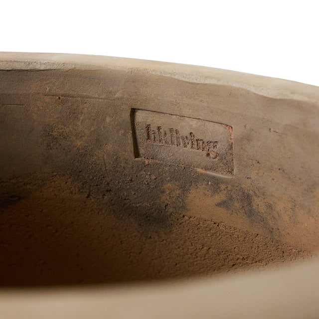 HKliving 戶外配件|Sirocco terracotta floor vase