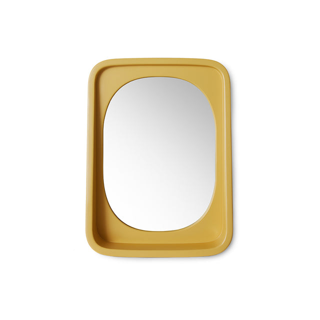 HKliving 鏡子|Curve mirror ochre matt