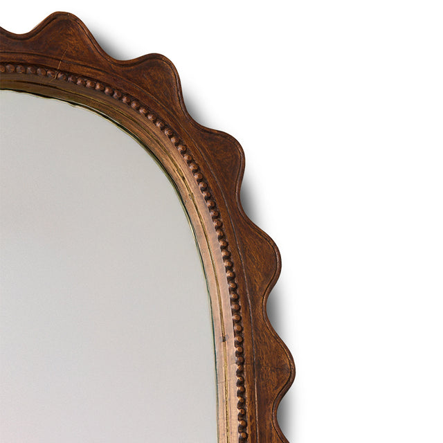 HKliving 鏡子|Wooden ripple mirror