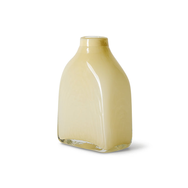 HKLIVING-Atelier glass vase medium, cream