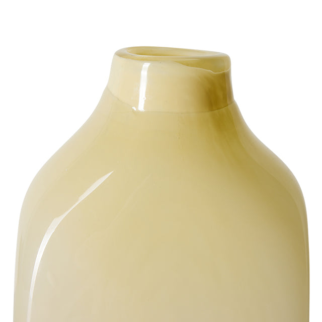 HKLIVING-Atelier glass vase medium, cream