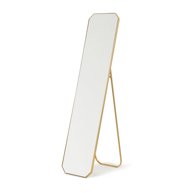 HKliving 鏡子|Standing floor mirror brass
