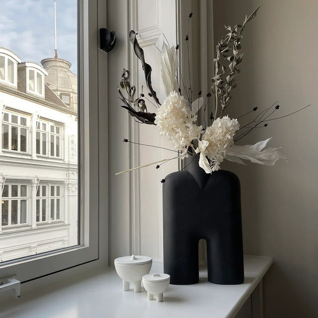 101 Copenhagen-鴨碗(附蓋),中 - 骨白色