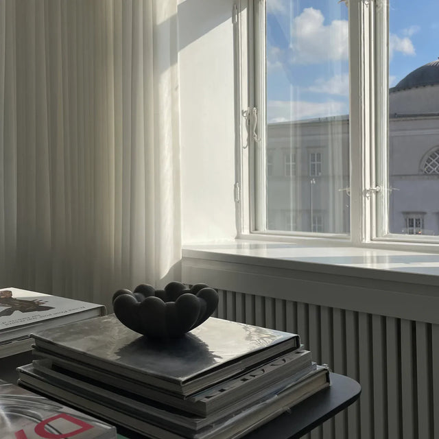 101 Copenhagen-綻放陶盤,迷你 - 深灰色