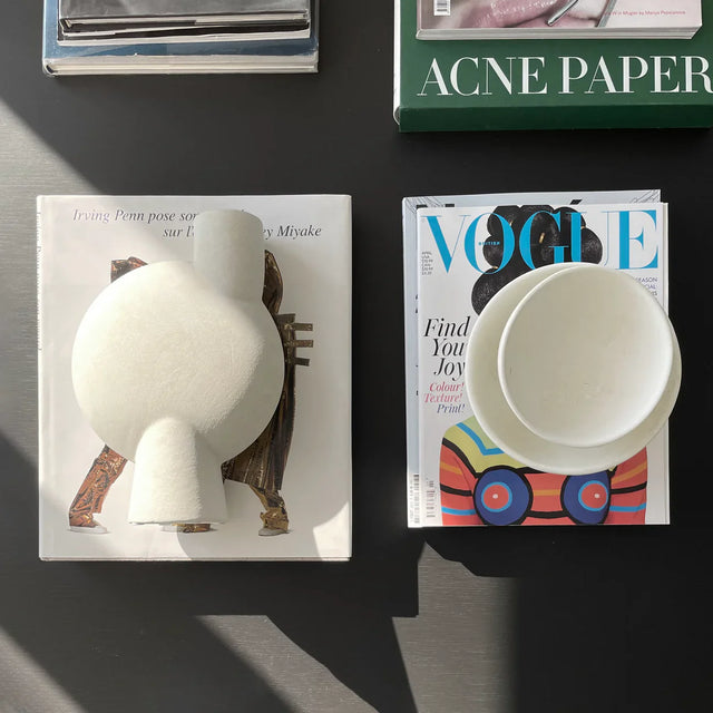 鴨碗,中 - 骨白色