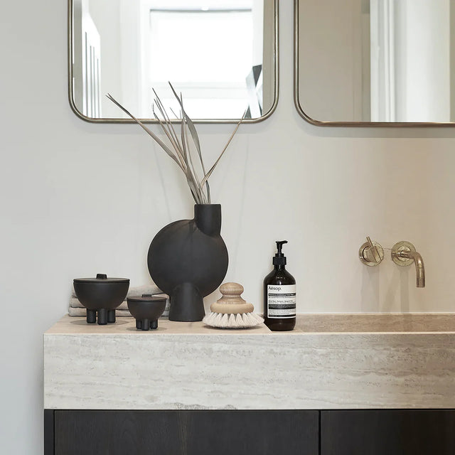 鴨碗(附蓋),迷你 - 咖啡色