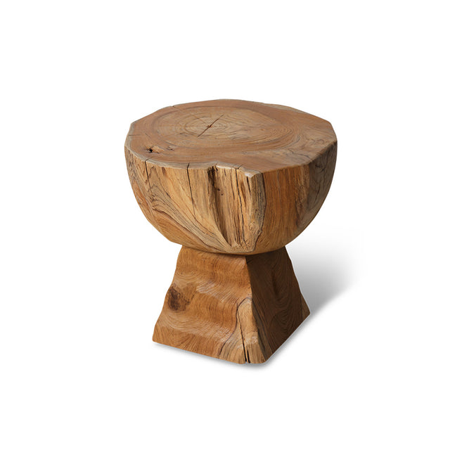 HKliving 凳|Arched wooden stool