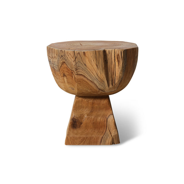 HKliving 凳|Arched wooden stool