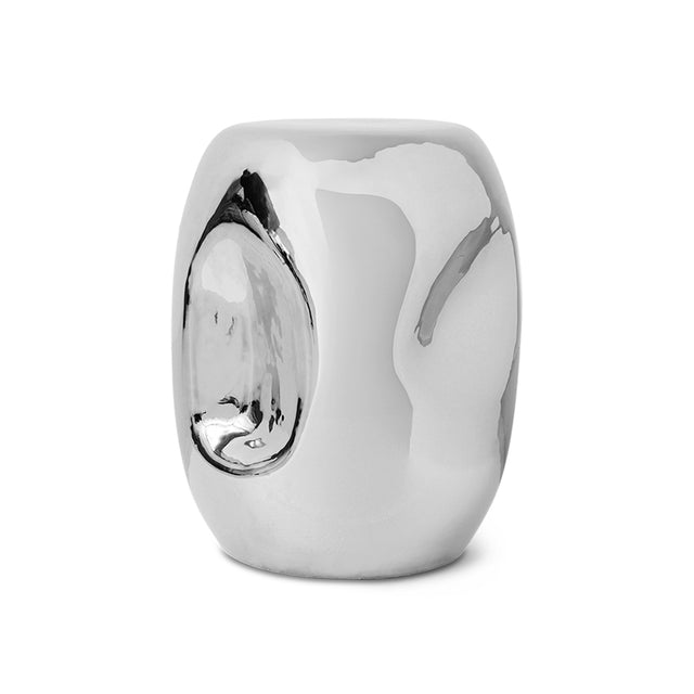 HKliving 邊桌|Currents chrome side table