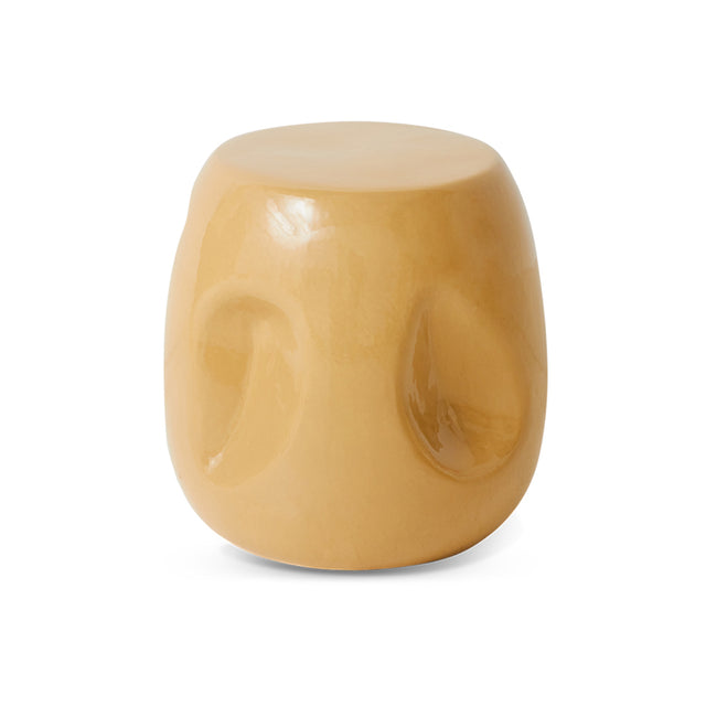 HKliving 邊桌|Currents ceramic side table sand
