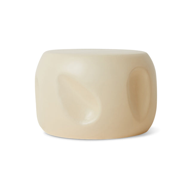HKliving 邊桌|Currents ceramic side table shell
