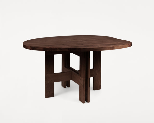 FRAMA-Farmhouse Trestle Table 桌腳組 FRAMA FARMHOUSE DARK TRESTLE TABLE POND PACKSHOT 1.tif
