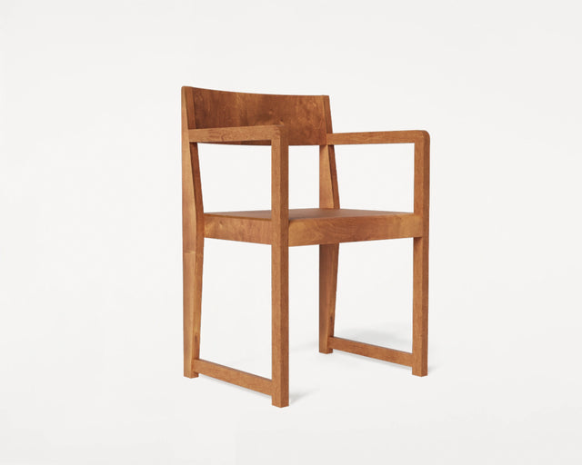 FRAMA-Armrest Chair 01 扶手椅 FRAMA-Chair-01-Armrest-Warm Brown-Packshot-01.tif