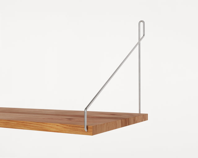 FRAMA-Single Shelf 層架 FRAMA-Shelf-Natural_Oak-D27-Steel_Bracket-Packshot-2.tif