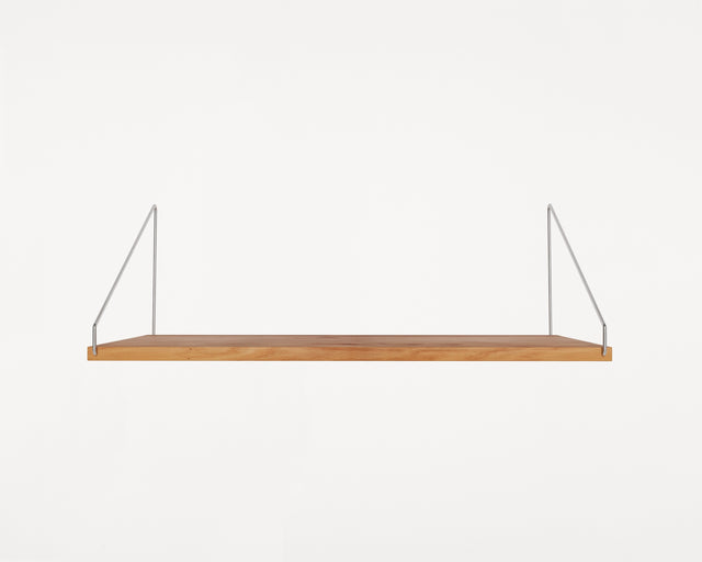 FRAMA-Shelf Library Double Section 壁掛層架 Frama-Shelf_Library-Shelf-Natural_Oak-D27-W60-Packshot-1.tif