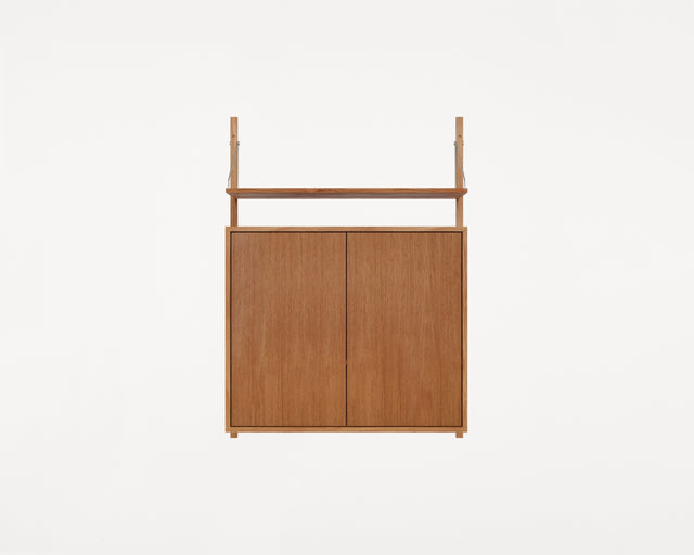 FRAMA-Shelf Library Medium Cabinet Add-on Section 櫃 Frama-Shelf-Library-H1148-Cabinet-M-Section-Natural-Packshot-1.tif