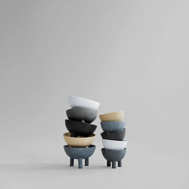 鴨碗,中 - 骨白色